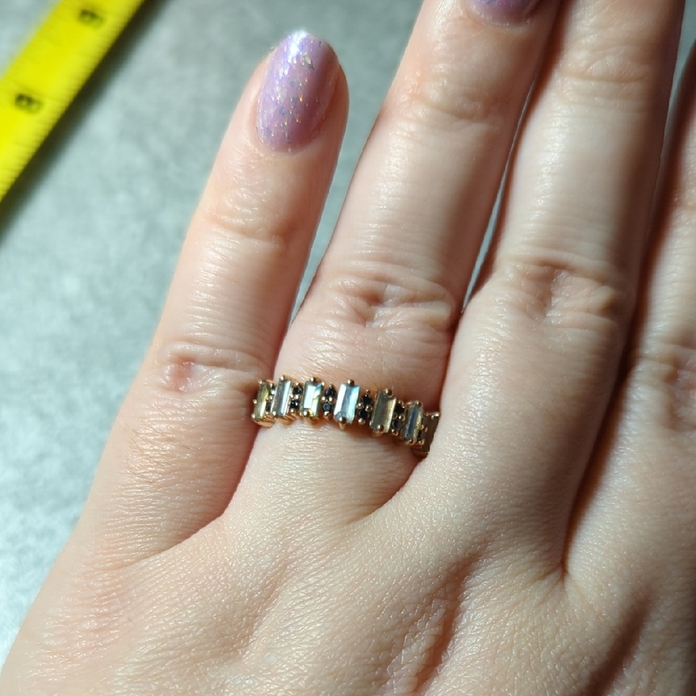 Jewelry Archives - Rose Gold, Labradorite, and Spinel Women's Ring - Picture 2 of 4